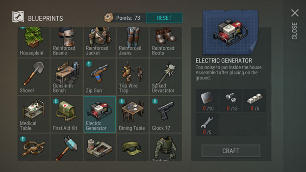 last day on earth how to use generator