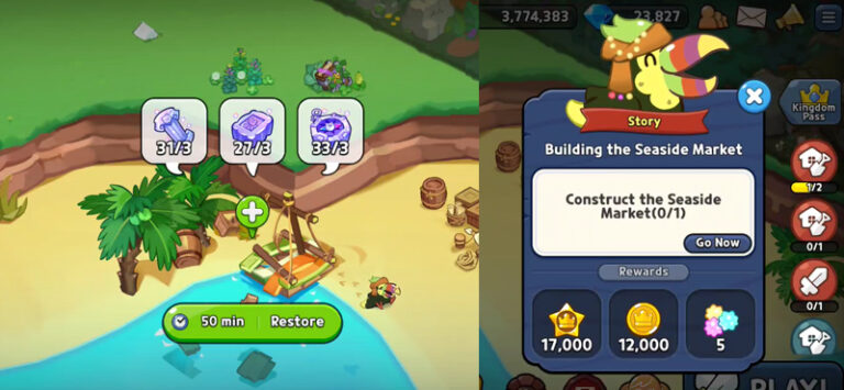 How To Upgrade The Seaside Market