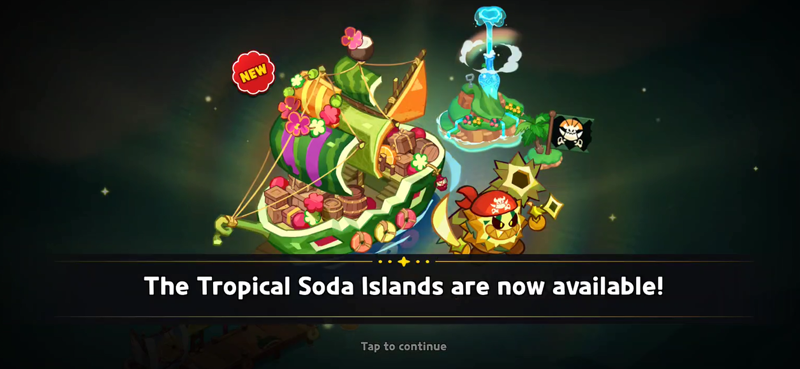 cookie run kingdom tropical soda island