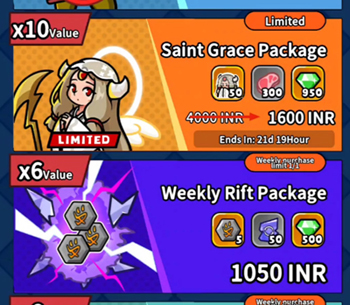 rumble heroes how to get saint grace